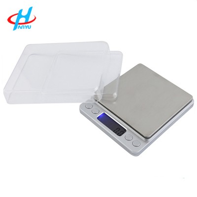 HY-2000  digital pocket weighing scale 0.01 0.1g 3000g kitchen scale