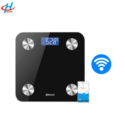 HY-TS619  OEM support high-precision  digital bluetooth body fat weight scale smart bathroom scale